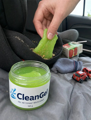Photo cliente CleanGel : siège auto enfant
