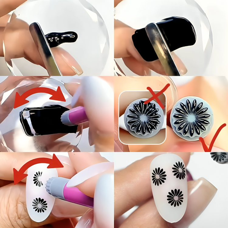 StampArt™ | Stylo de tamponnage pour nail art