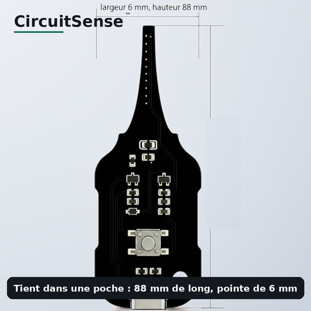 Dimensions de la sonde CircuitSense™