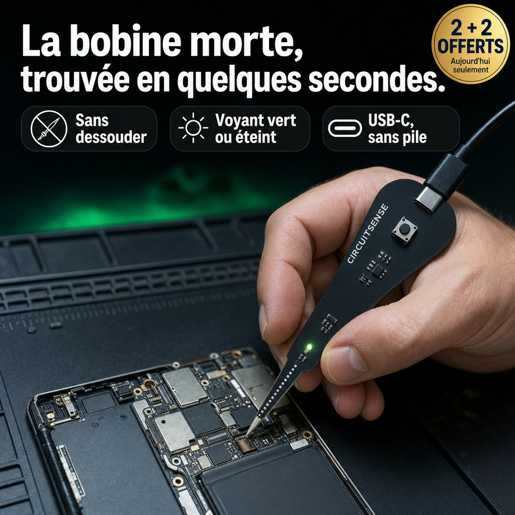 CircuitSense™ sonde USB-C de test de bobines, visuel principal