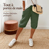 -50 % · OFFRE LIMITÉE · Jenna™ · Short femme en coton et lin
