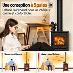 -50 % · OFFRE LIMITÉE · EcoFan™ · Ventilateur de cheminée à 4 pales