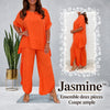 -50 % · OFFRE LIMITÉE · Jasmine™ · Ensemble tailleur deux pièces coupe décontractée