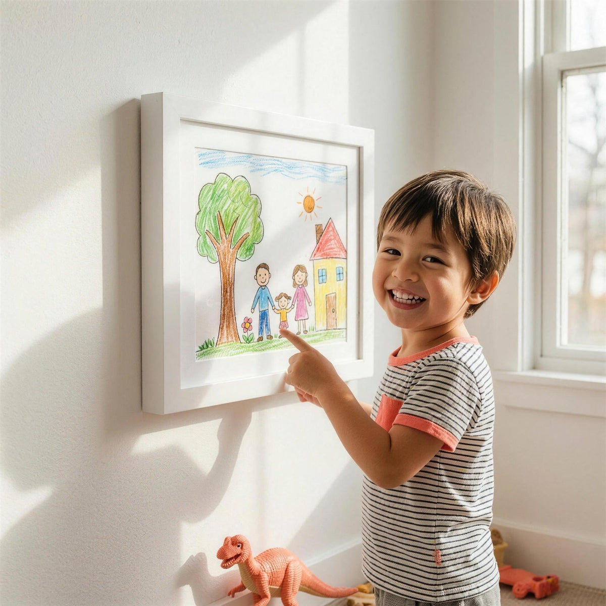-50 % · OFFRE LIMITÉE · ArtVault™ · Cadre pour dessins d'enfants