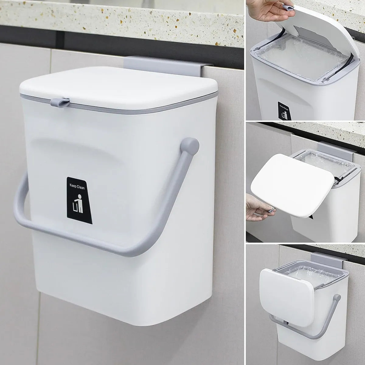 -50 % · OFFRE LIMITÉE · HangBin™ · Poubelle suspendue grand format