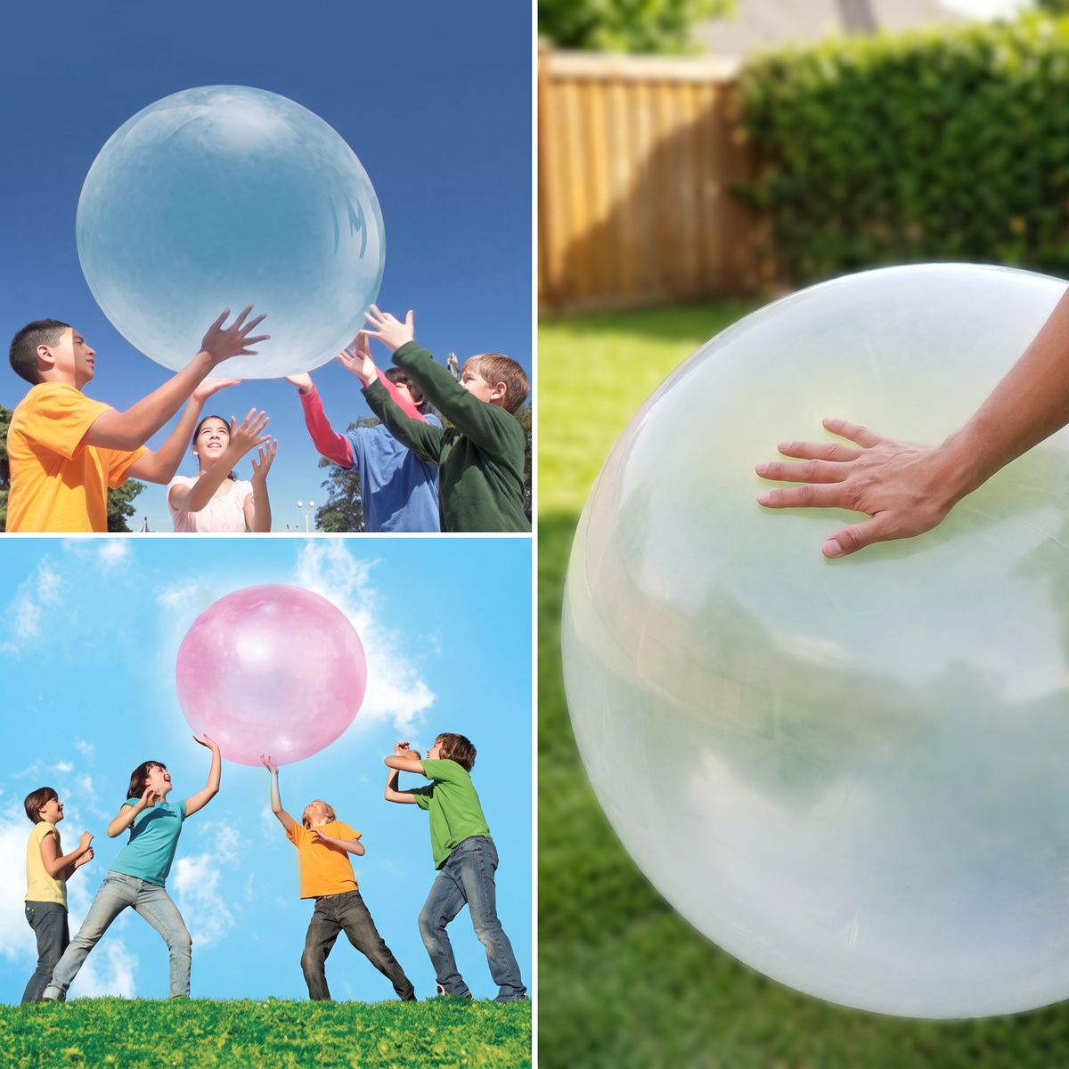 1+1 OFFERT · AUJOURD'HUI · Bulles rebondissante · La tendance été 2026 pour les jouets d’extérieur !