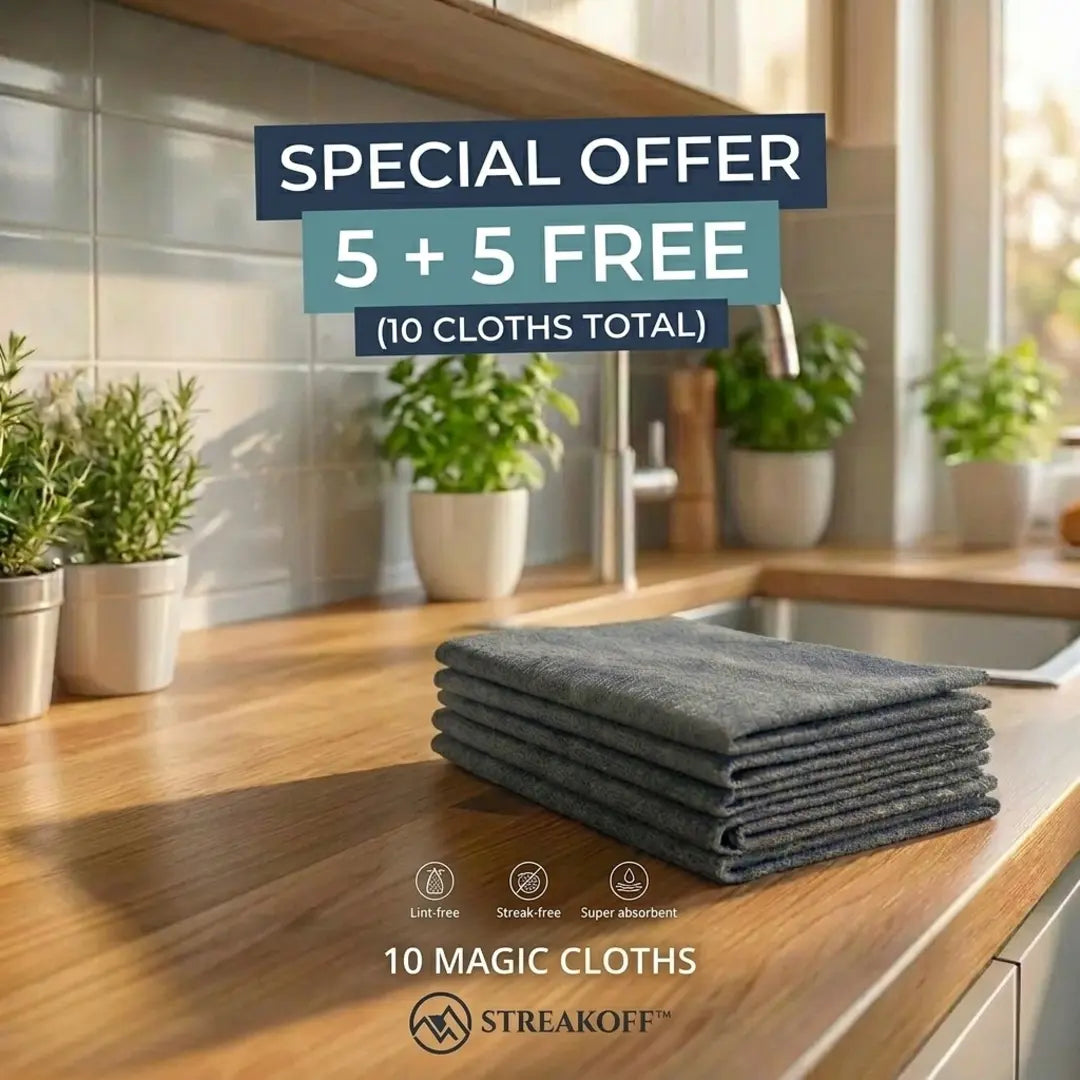 5+5 OFFERT · AUJOURD'HUI · StreakOff™ · Chiffon Magique