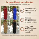 -50 % · OFFRE LIMITÉE · Elisabeth™ · Robe longue de plage à épaules dénudées