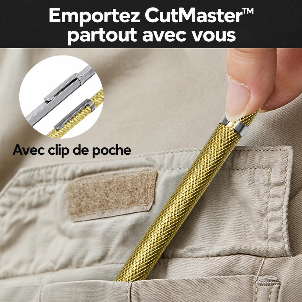 1+1 OFFERT · AUJOURD'HUI · CutMaster™ · Boostez votre productivité !