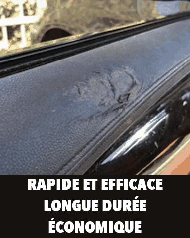 -50 % · OFFRE LIMITÉE · MagicGel™ · Répare instantanément le cuir abîmé !