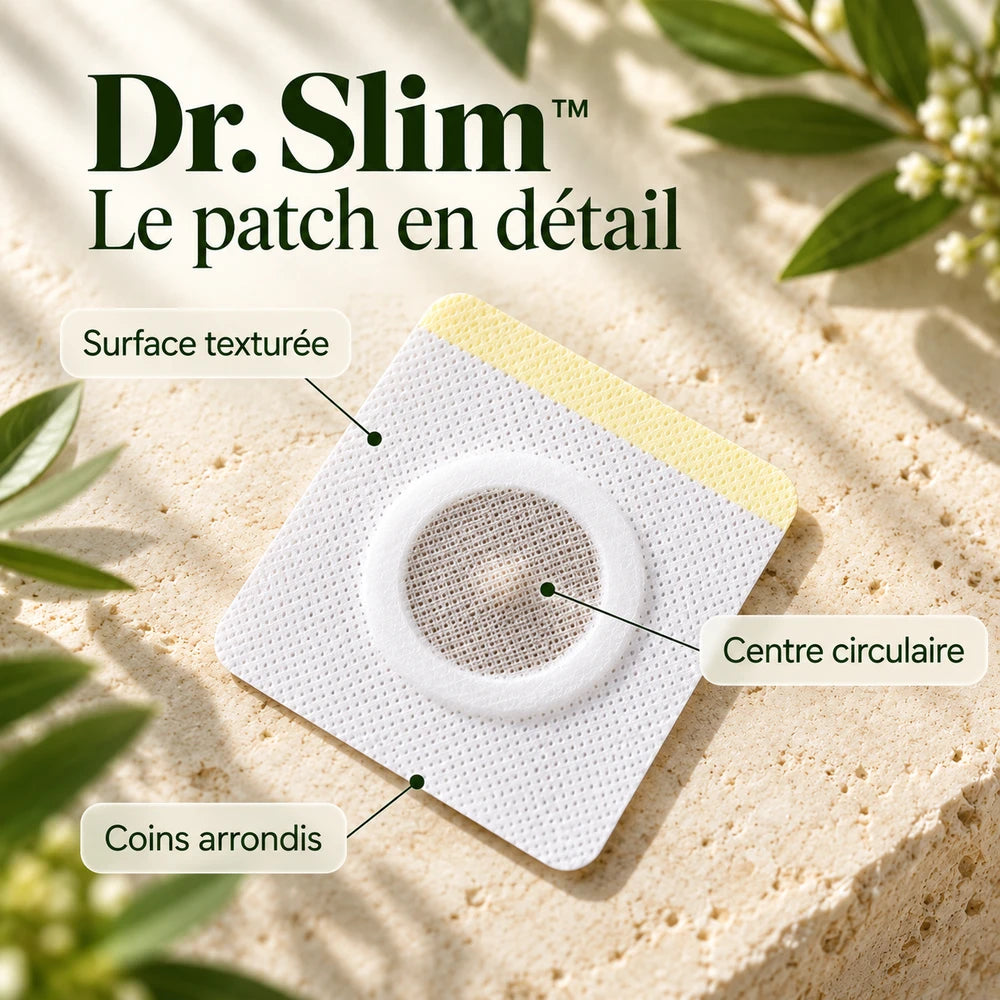 15+15 OFFERT · AUJOURD'HUI · Dr. Slim™ · Patchs minceur