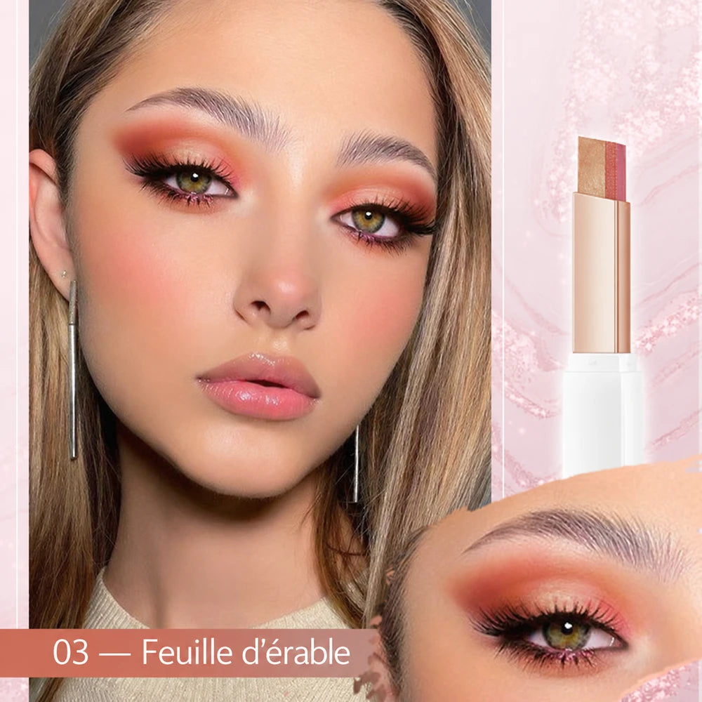 1+1 OFFERT · AUJOURD'HUI · GlamUp™ · Stick fard à paupières pailleté dégradé