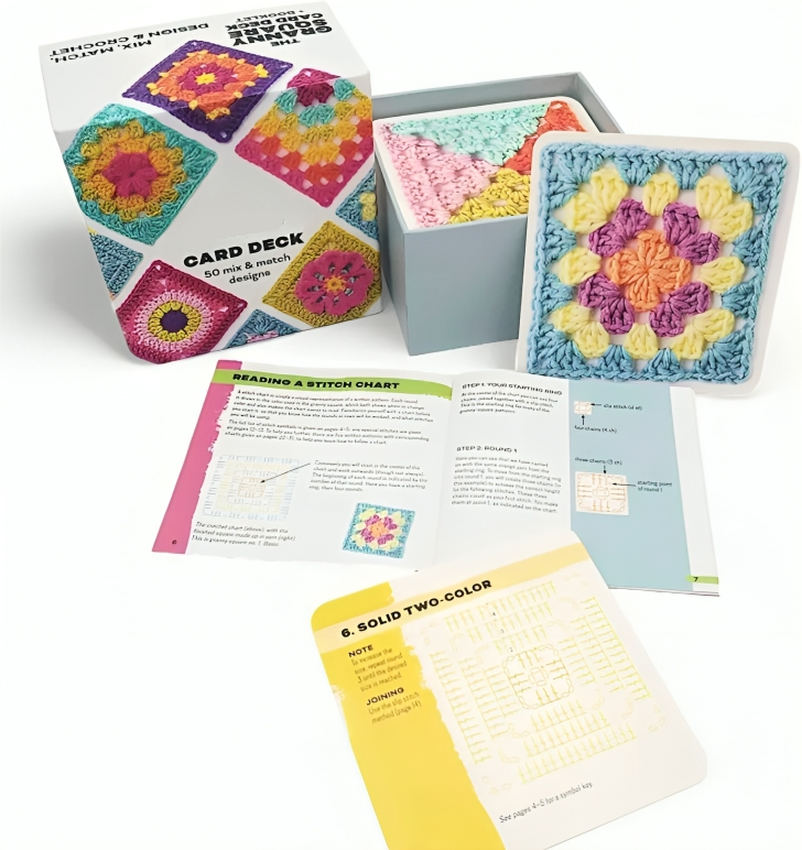 50 % RABATT TEMPORARY | CrochetDeck™ | Ensemble de cartes de modèles en fil à tricoter