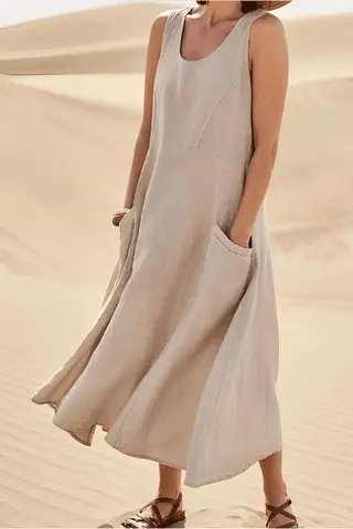 -50 % · OFFRE LIMITÉE · Bianca™ · Robe d’été vintage sans manches