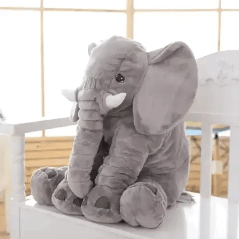 -50 % · OFFRE LIMITÉE · DreamyDumbo™ · Oreiller Câlin Éléphant Bébé