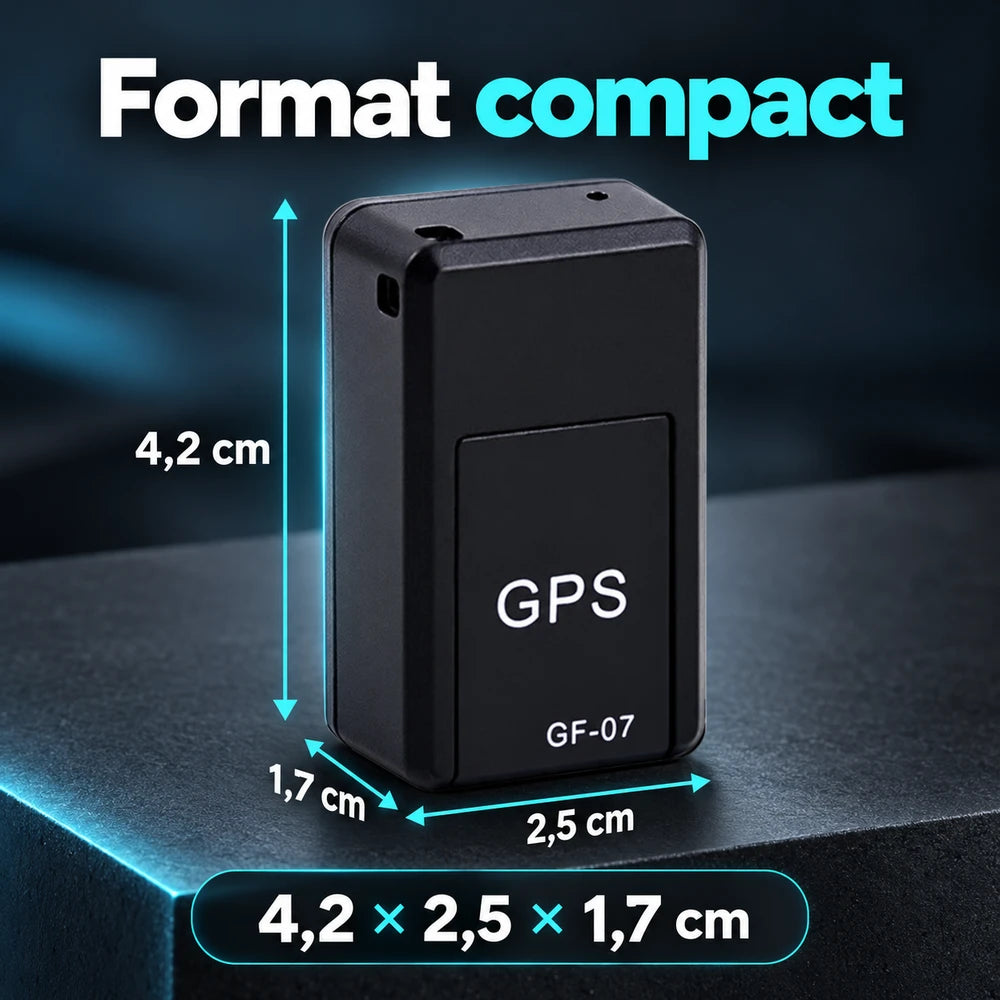-50 % · OFFRE LIMITÉE · PortableTracker™ ·  Mini traceur GPS
