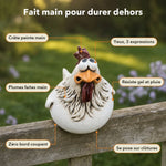 -50 % · OFFRE LIMITÉE · VibrantRooster™ · La décoration de jardin la plus joyeuse !