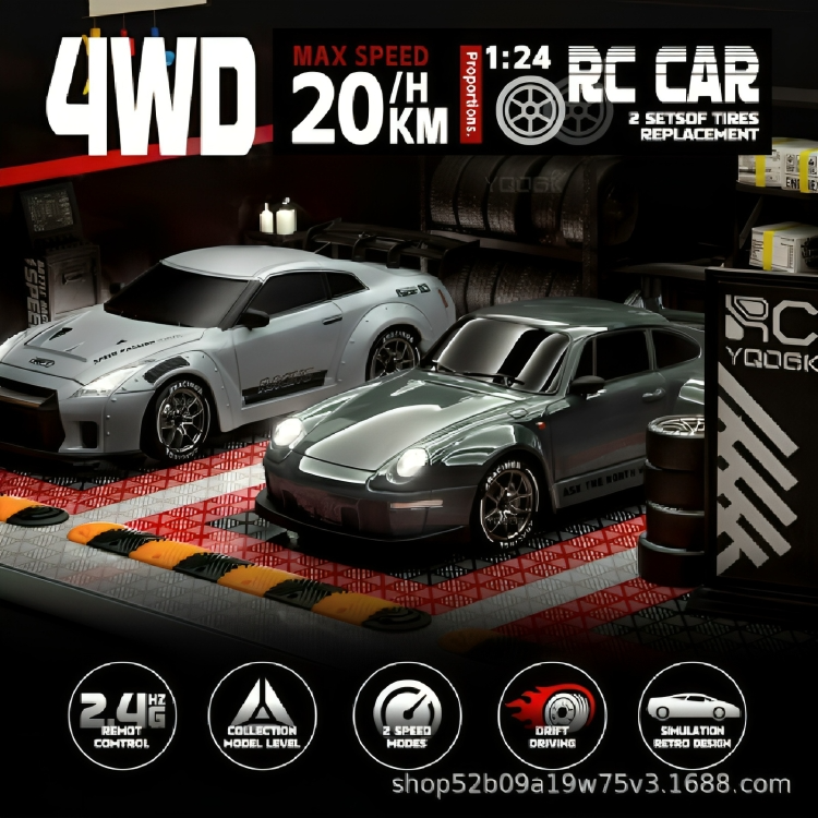 50% DE RÉDUCTION TEMPORAIRE | DriftForce™ | Mini voiture RC Porsche 911