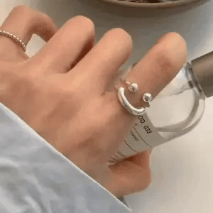 -50 % · OFFRE LIMITÉE · PositiviRing™ · Verstelbare Smiley Ring