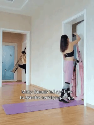 -50 % · OFFRE LIMITÉE · AeroStretch™ · Corde de yoga aérien
