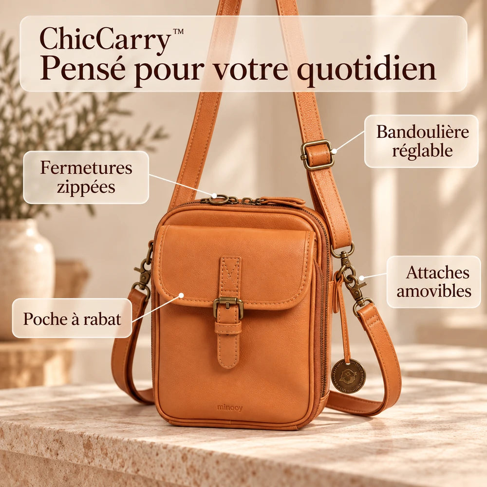 -50 % · OFFRE LIMITÉE · ChicCarry™ · Petit sac bandoulière