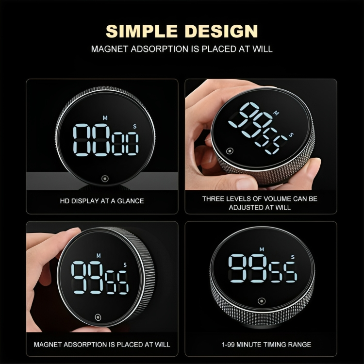 50% DE RABAIS TEMPORAIRE | MagneTick™ | Minuterie numérique magnétique