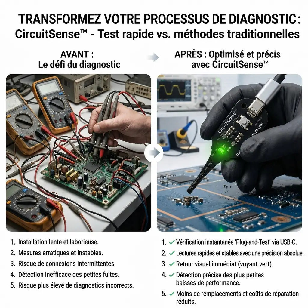 2+2 OFFERT · AUJOURD'HUI · CircuitSense™ · Test rapide