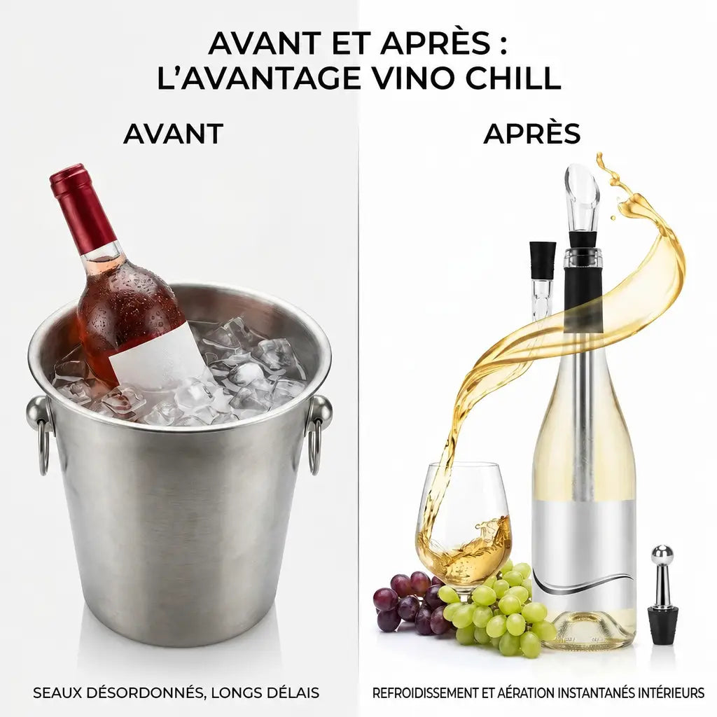 -50 % · OFFRE LIMITÉE · ChillRod™ · Vino Chill