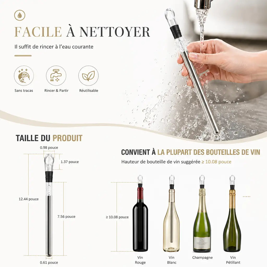 -50 % · OFFRE LIMITÉE · ChillRod™ · Vino Chill