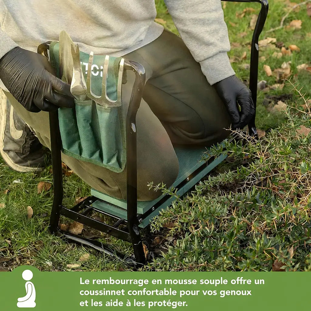 -50 % · OFFRE LIMITÉE · DuoStool™ · S’agenouiller Confort