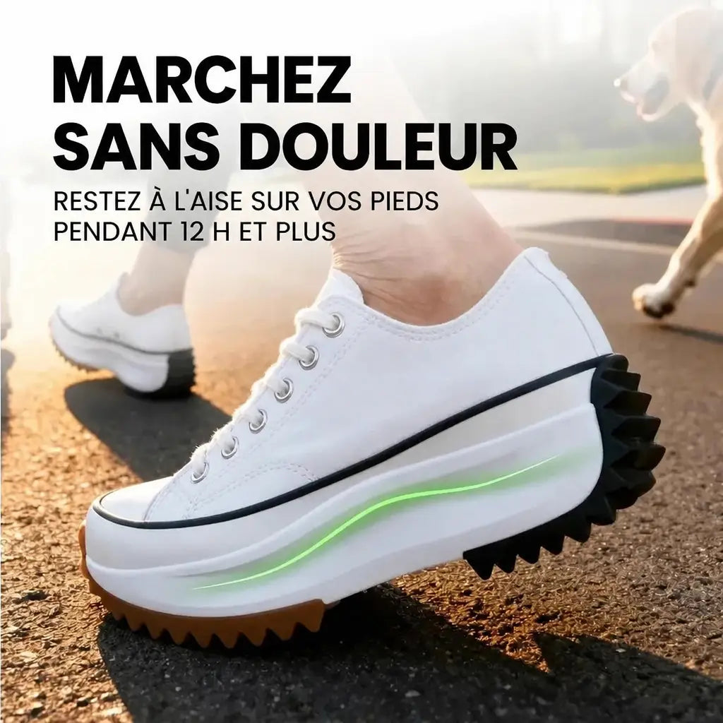 -50 % · OFFRE LIMITÉE · OrthoStride™ · Pas Confort