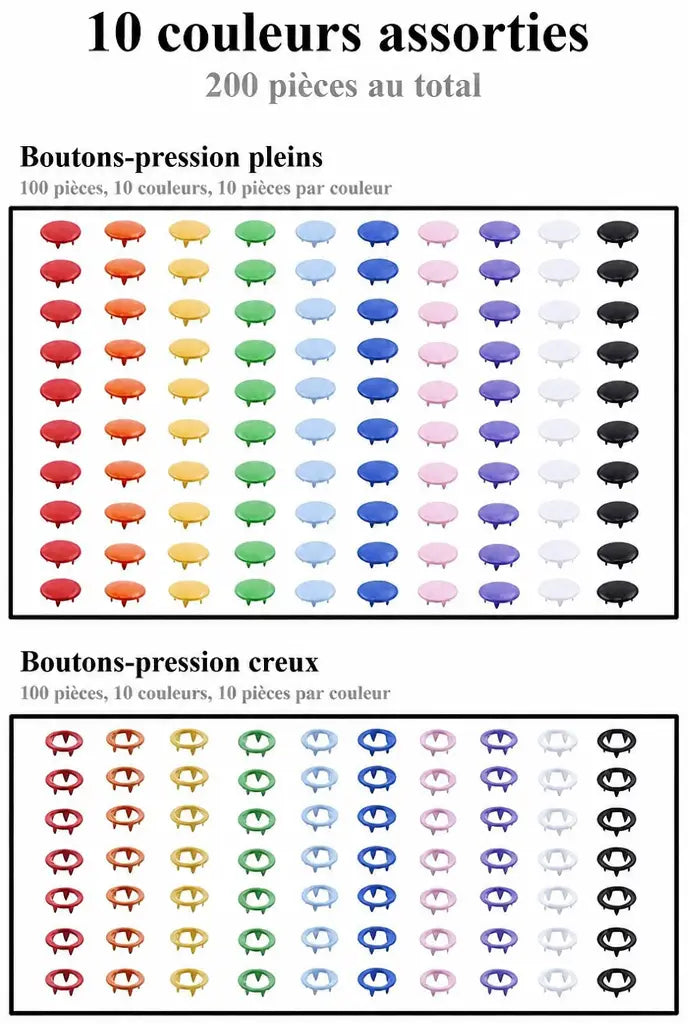 SnapCraft™ · Ensemble d'outils de presse avec pince à riveter pour boutons-pression en métal · -50 % · OFFRE LIMITÉE