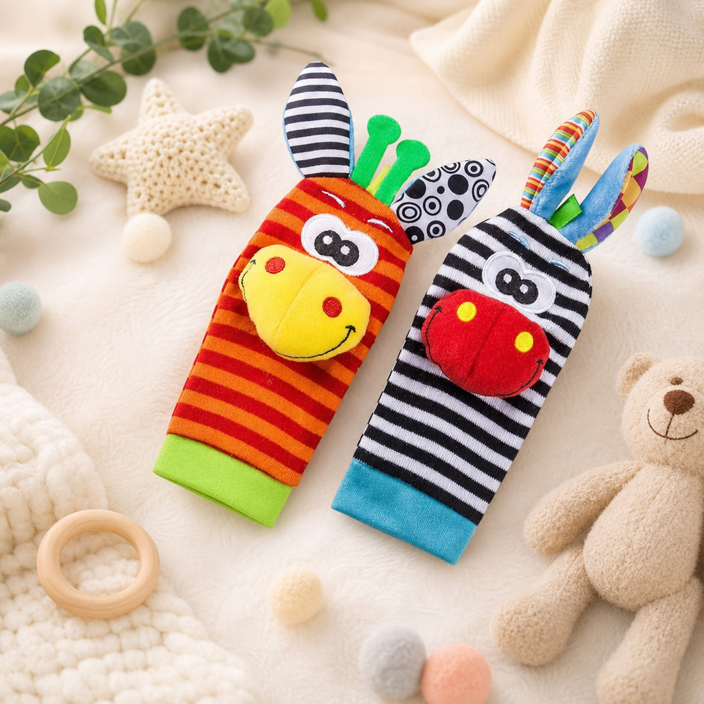 -50 % · OFFRE LIMITÉE · RattlePals™ · Ensemble de hochets pour bébé