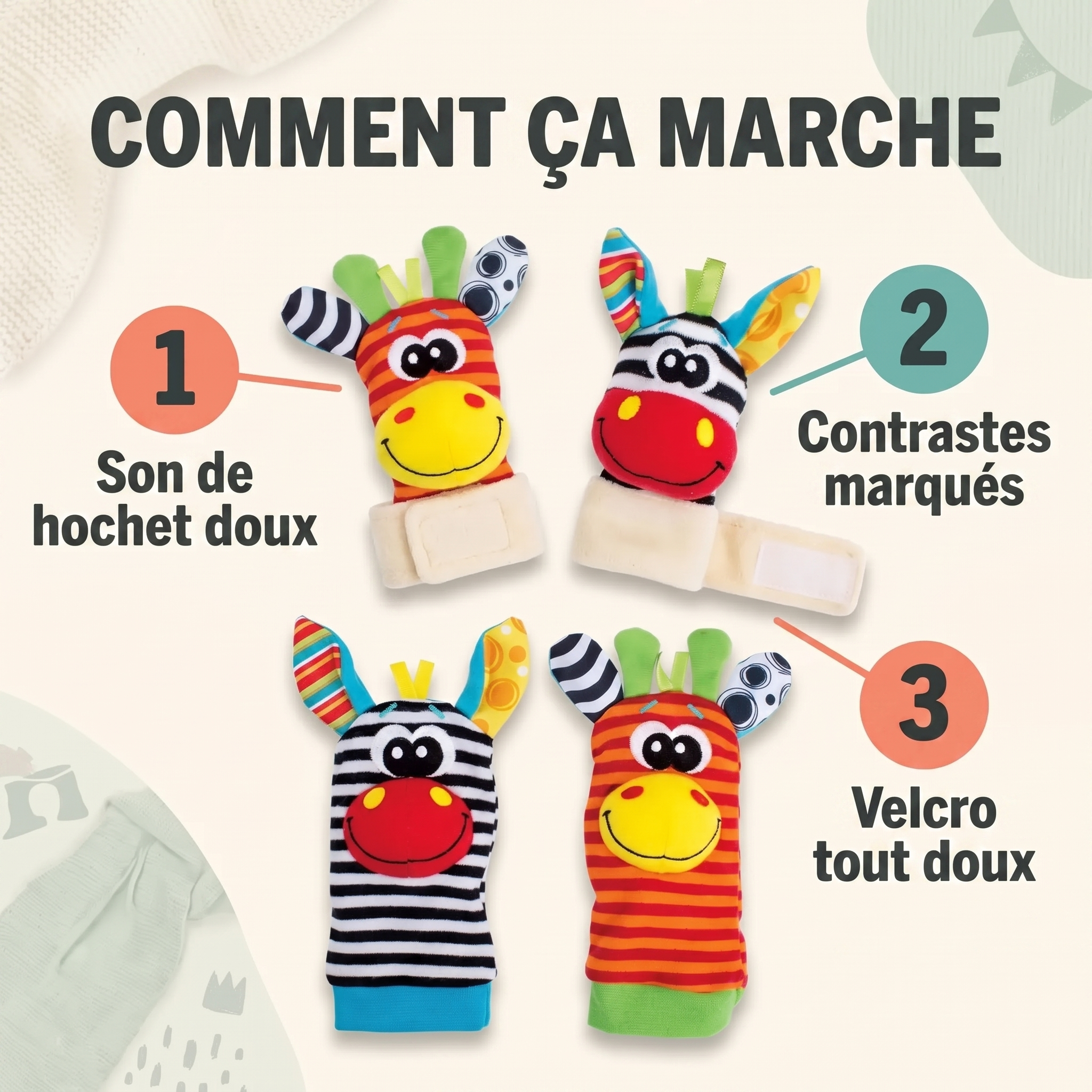 Comment fonctionnent les hochets RattlePals