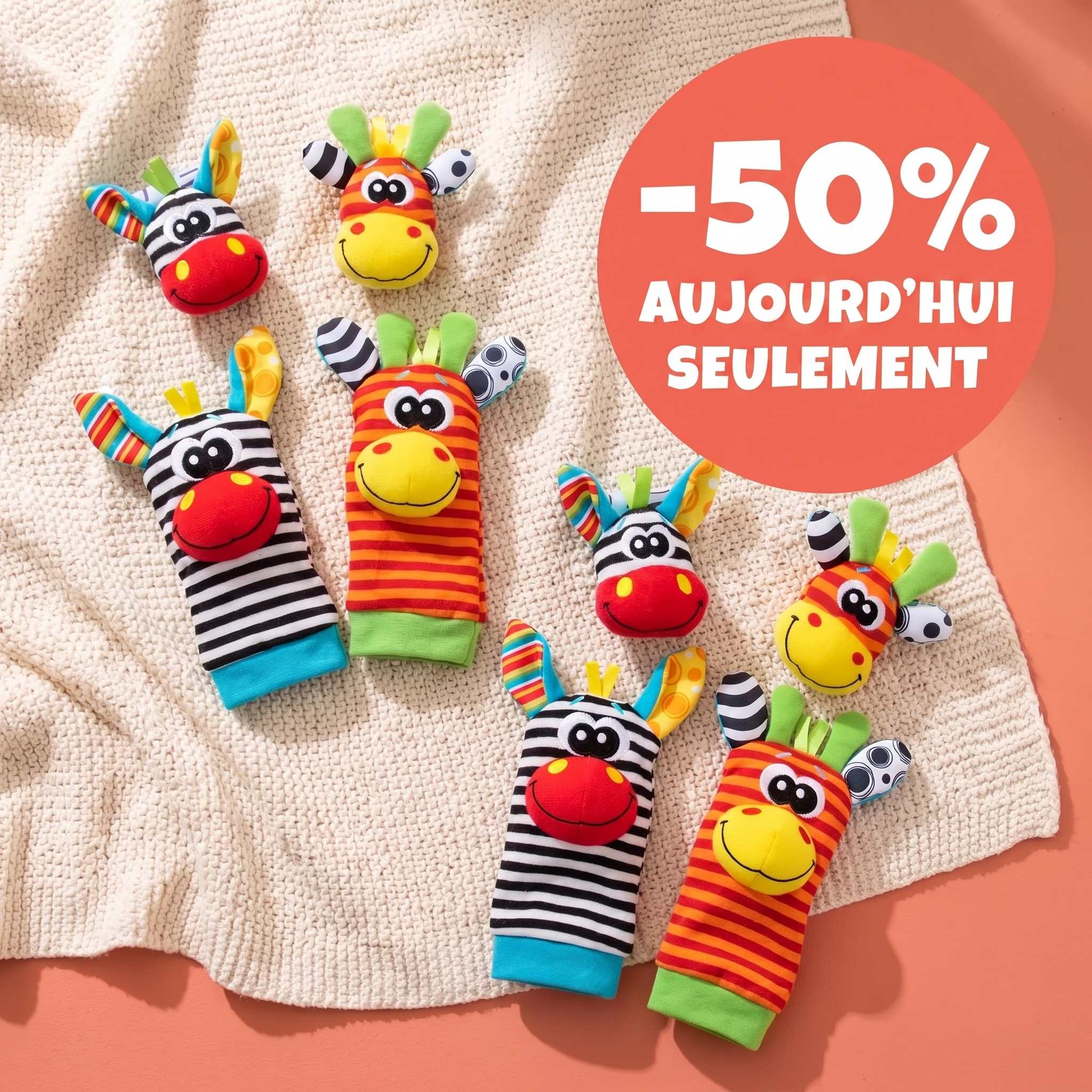 Offre -50% aujourd'hui seulement sur RattlePals