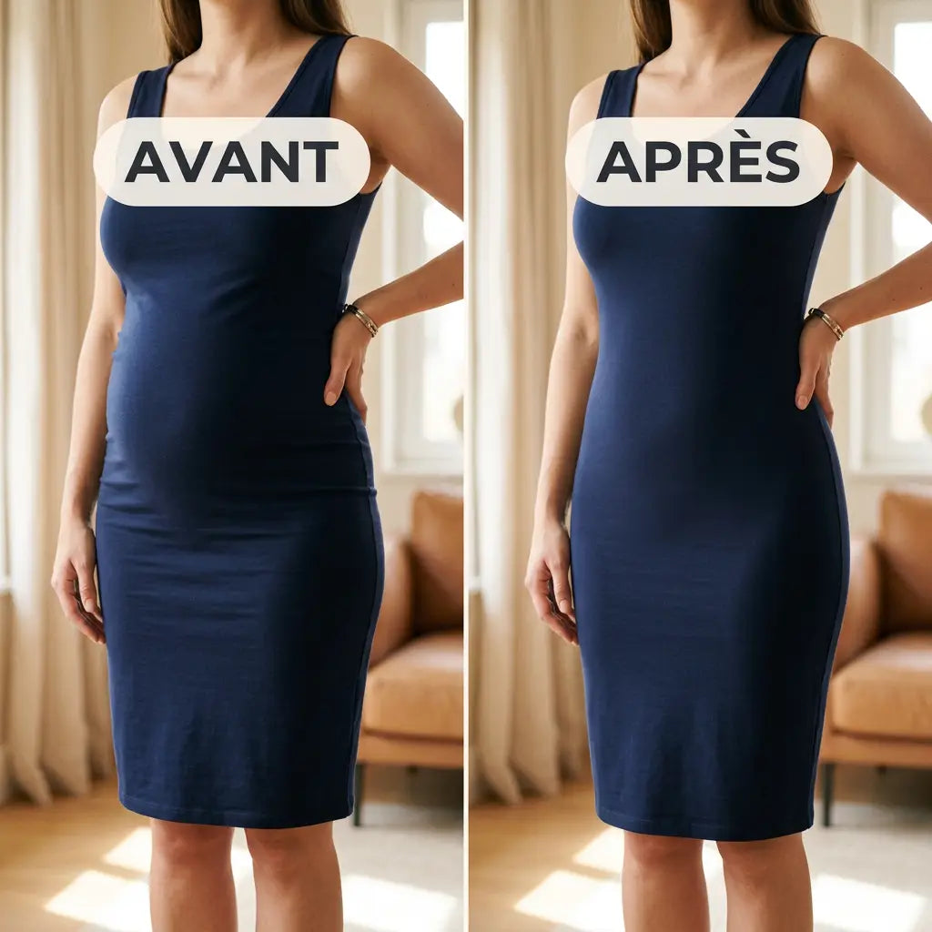 Avant apres Slim&Tone sous une robe