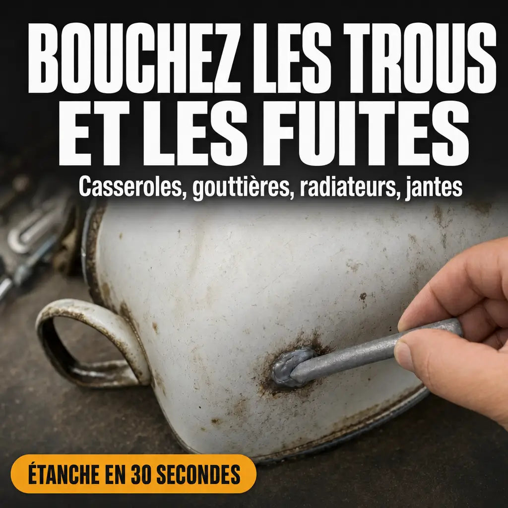 Bouchez les trous et les fuites en 30 secondes