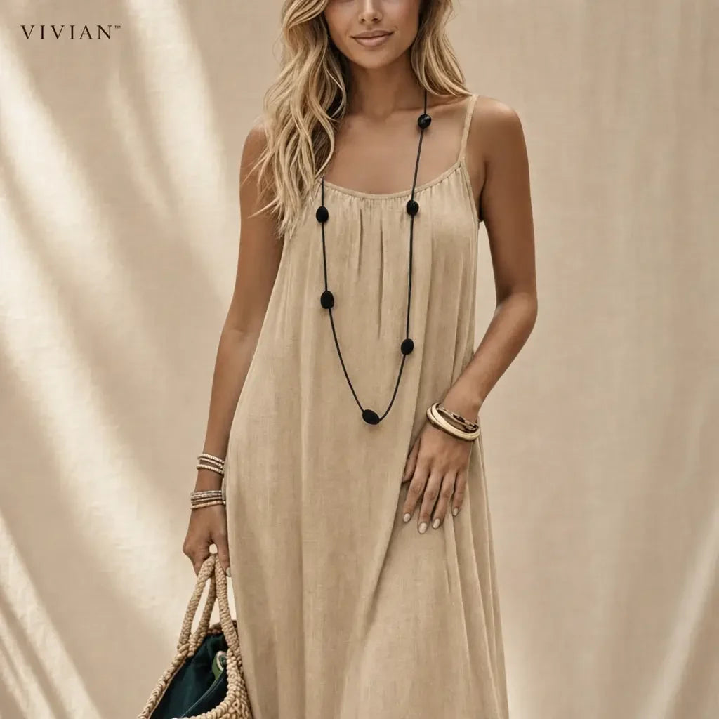 Robe Vivian en Beige