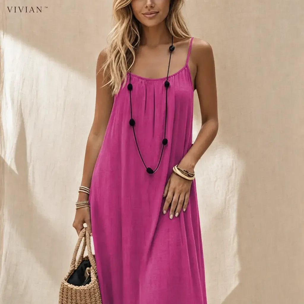 Robe Vivian en Rose