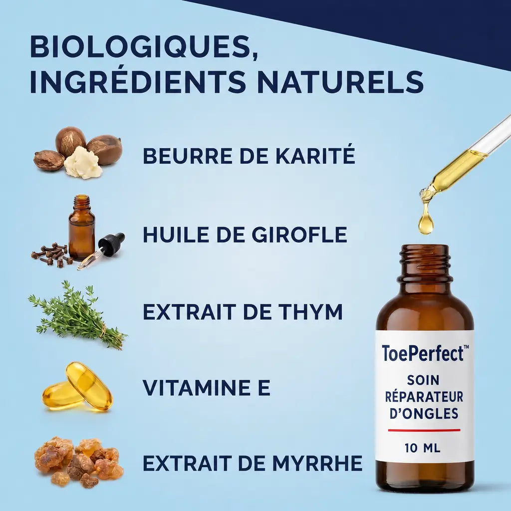 ToePerfect ingredients naturels
