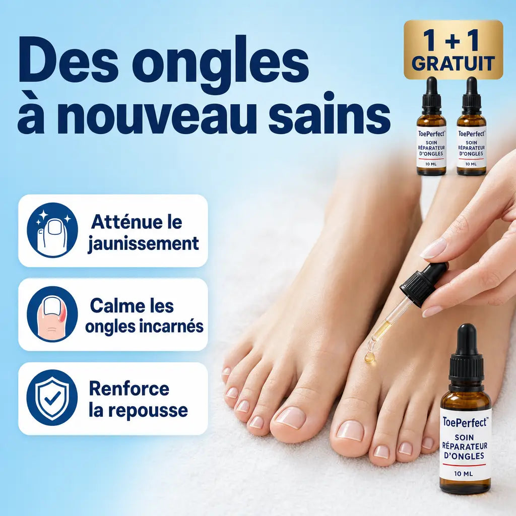 ToePerfect des ongles a nouveau sains