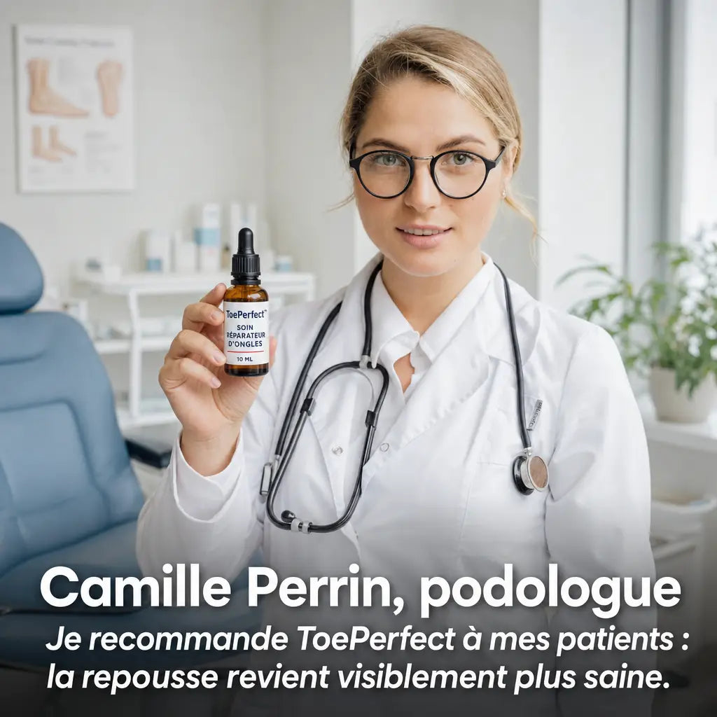 Camille Perrin podologue recommande ToePerfect