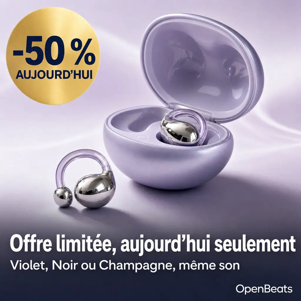 Offre limitée, aujourd’hui seulement : -50 % sur OpenBeats, Violet, Noir ou Champagne