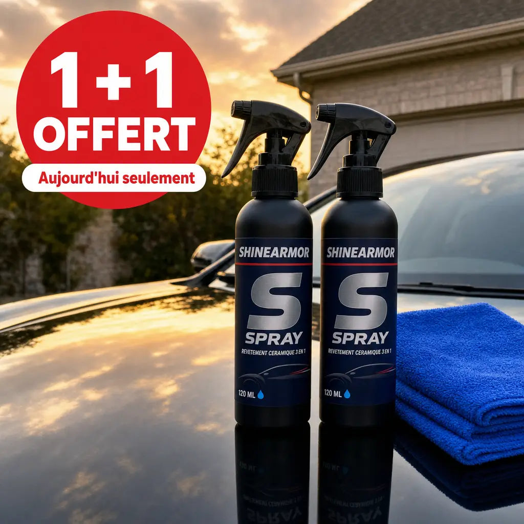 1+1 offert aujourd'hui seulement : deux flacons ShineArmor 120 ml