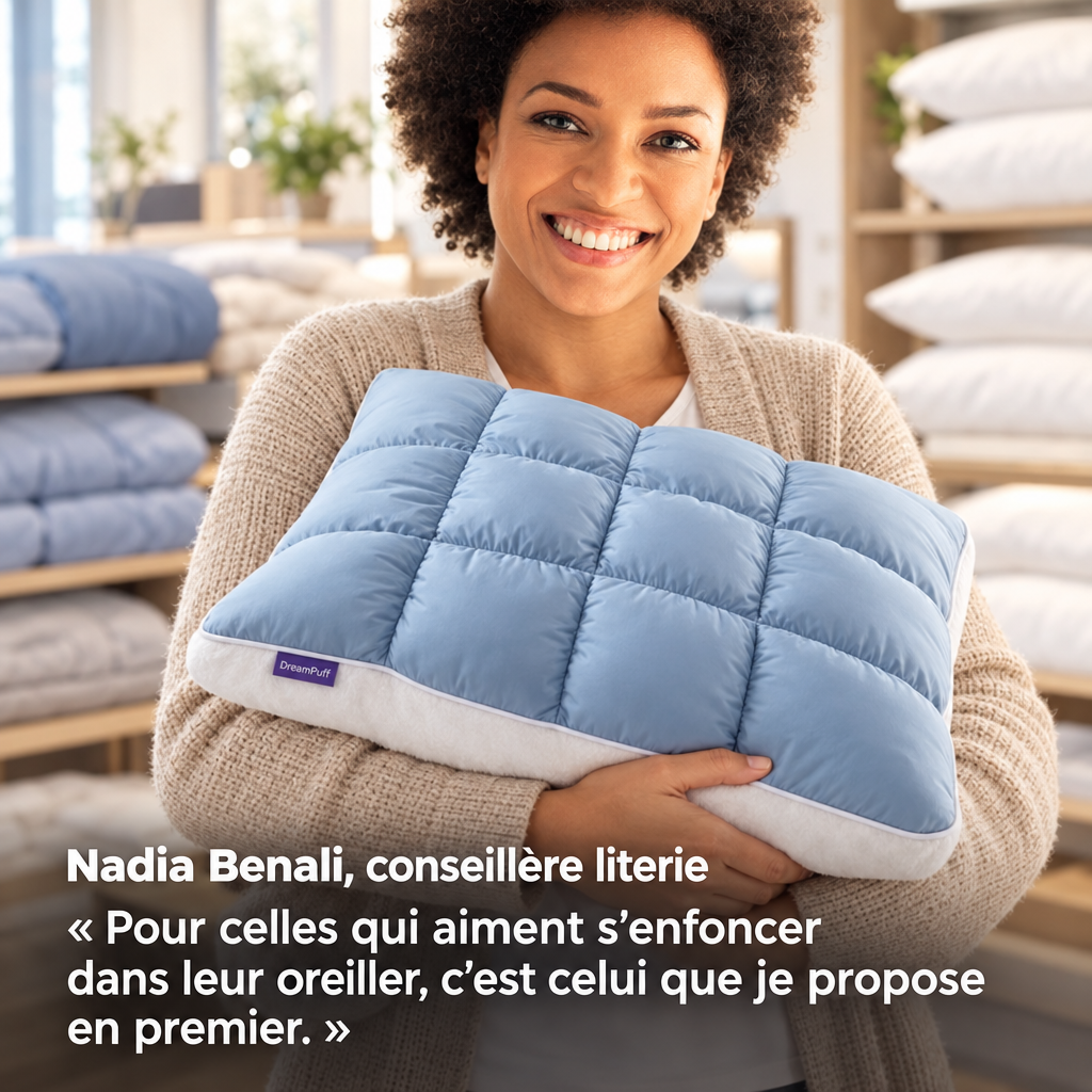 L'avis de Nadia Benali, conseillère literie, sur DreamPuff