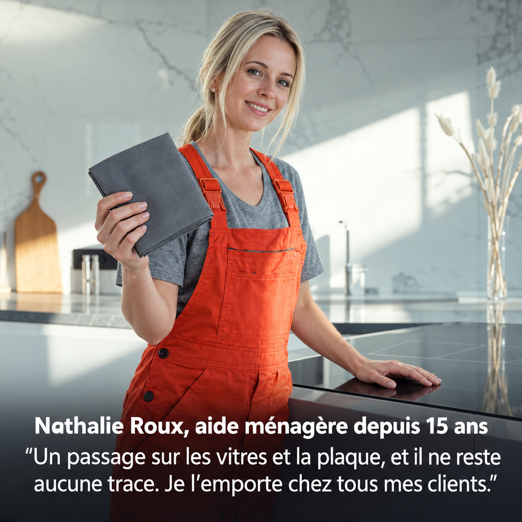 Nathalie Roux, aide ménagère, recommande StreakOff