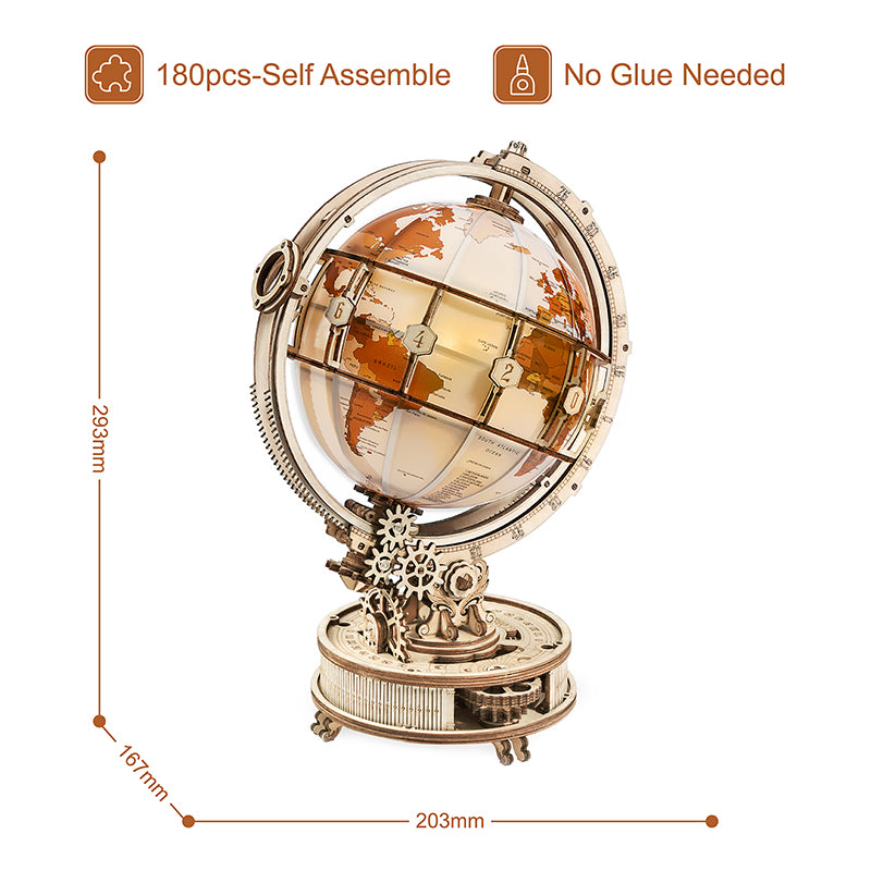 50 % DE RABAIS TEMPORAIRE | IllumiGlobe™ | Lampe en puzzle globe 3D illuminé