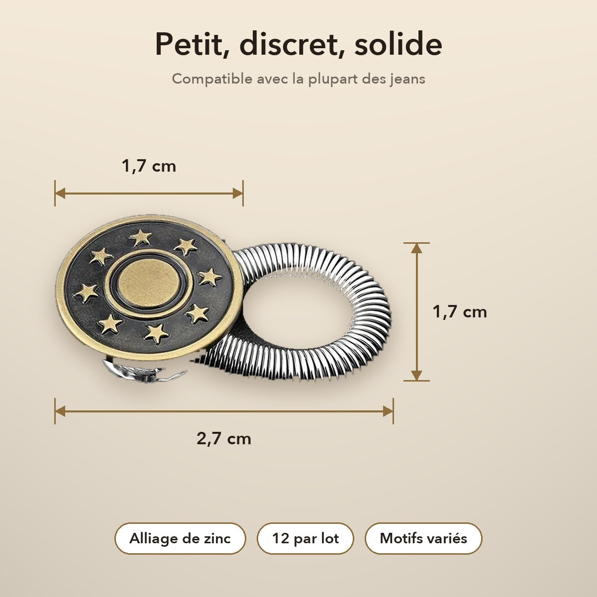 1+1 OFFERT · AUJOURD'HUI · FlexiButton™ · Boutons d’extension de taille