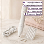 -50 % · OFFRE LIMITÉE · SpotlessXpert™ · Appareil électrique anti-imperfections