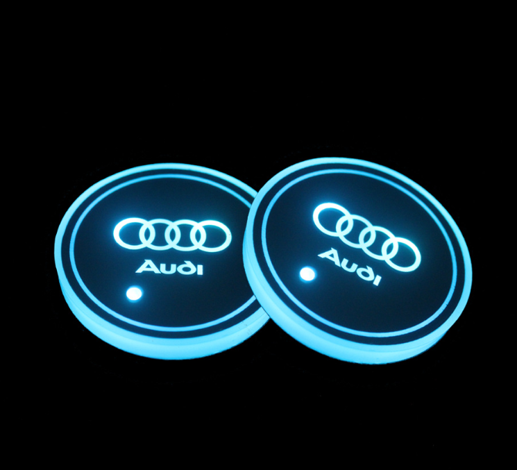 1+1 OFFERT · AUJOURD'HUI · LumiCoasters™ · Porte-gobelets lumineux pour voiture